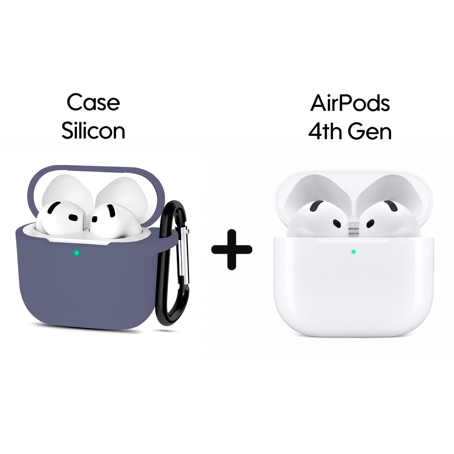 Combo Estuche Silicona + AirPods Series 4 - T.Q. (1.1)