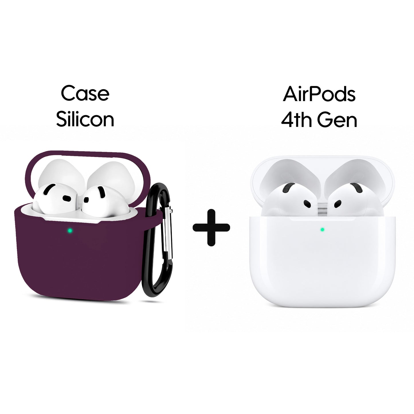 Combo Estuche Silicona + AirPods Series 4 - T.Q. (1.1)